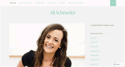 Desktop Screenshot of alischroeder.com